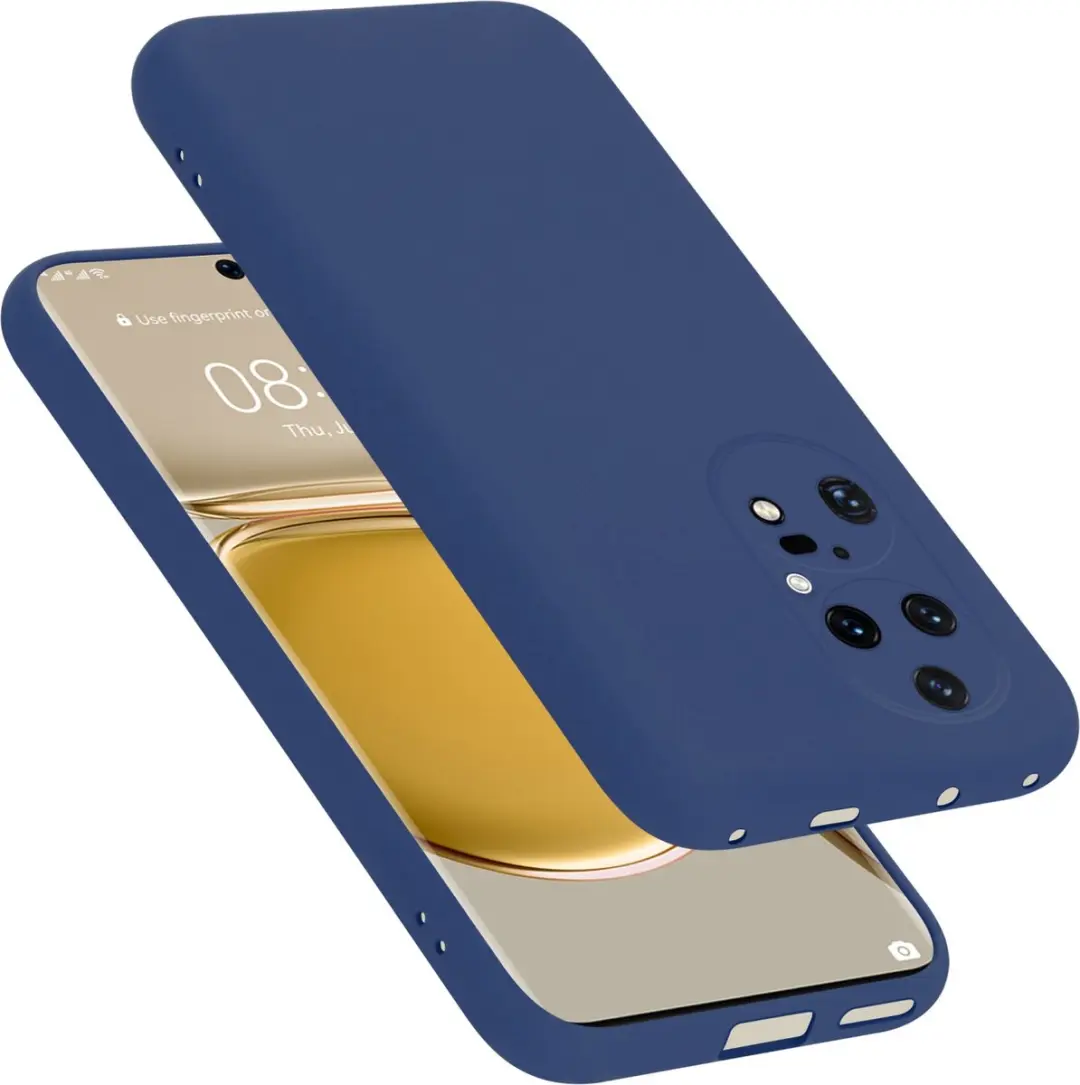 Cadorabo Hoesje geschikt voor Huawei P50 PRO in LIQUID BLAUW