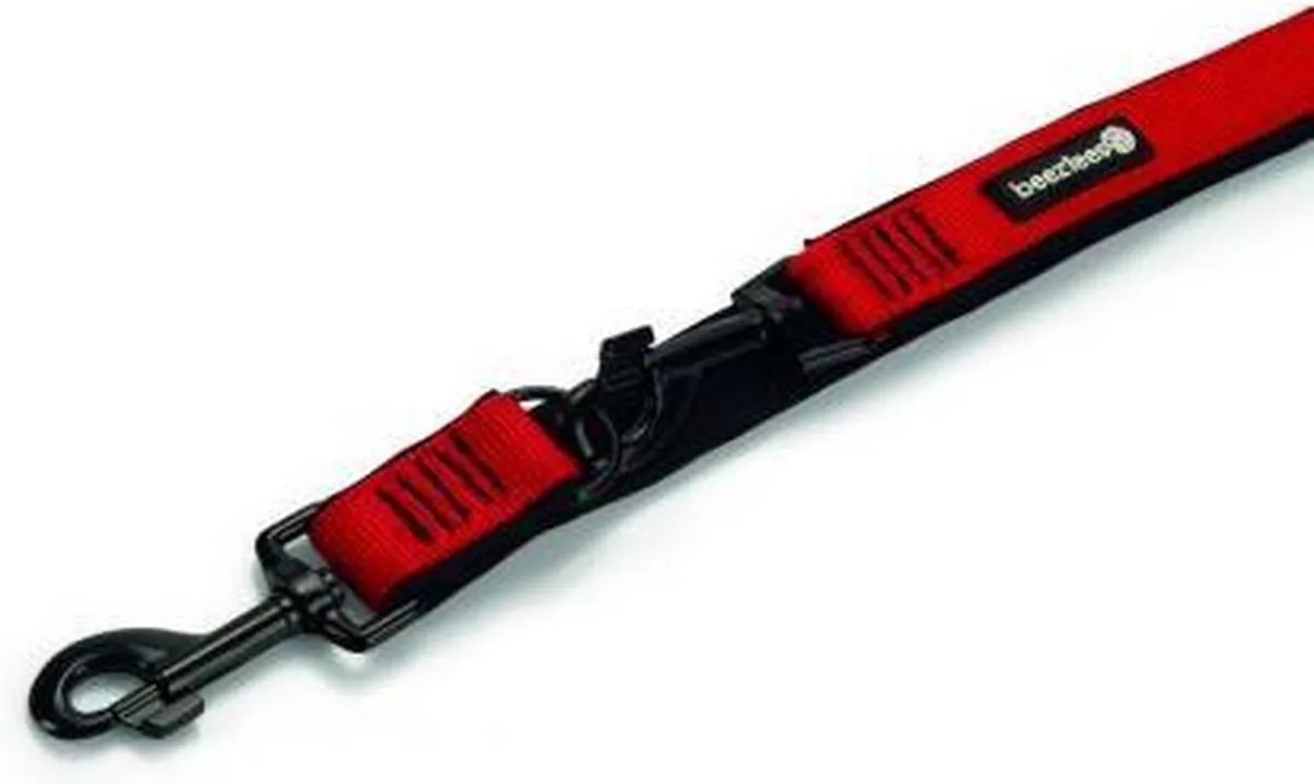 Beeztees Parinca Dressuurlijn - 200cm x 25mm Rood