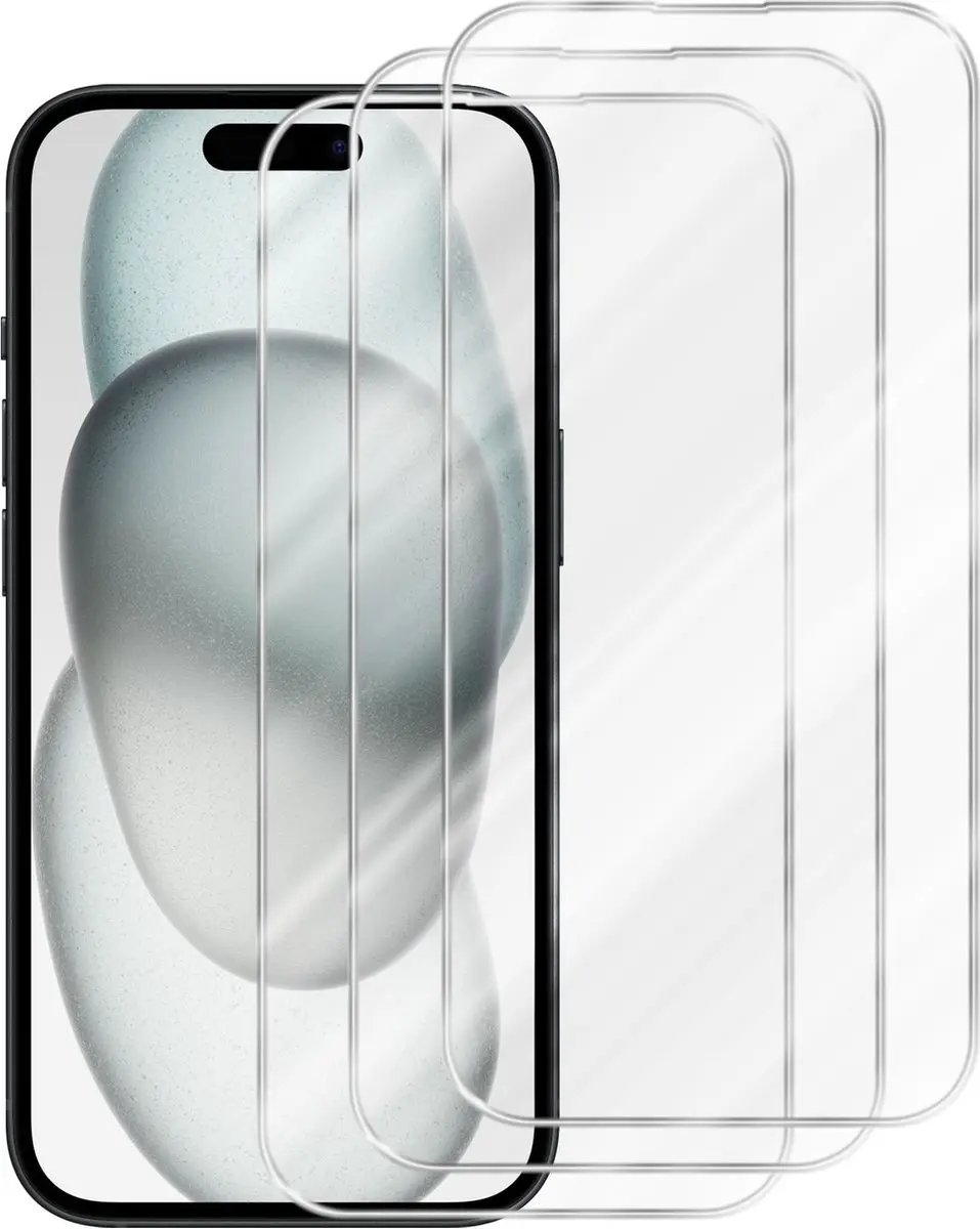 Cadorabo 3x Screenprotector geschikt voor Apple iPhone 16