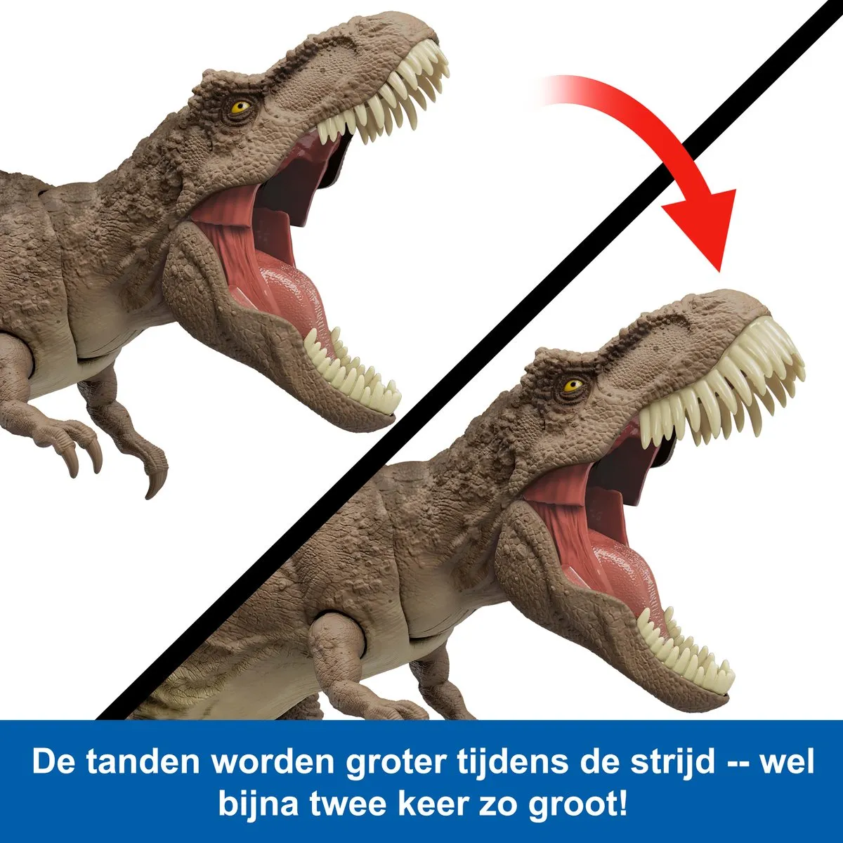 Jurassic World Totale Aanval T-Rex Actiefiguur - 4+ jaar - Multicolor - afbeelding 6 van 6