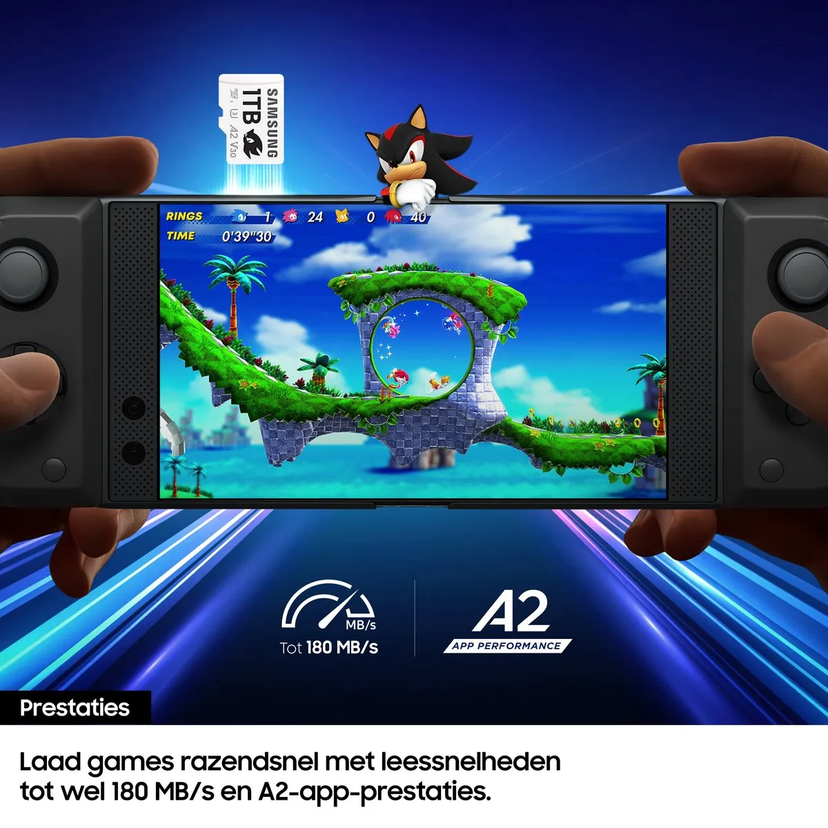 Samsung Sonic the Hedgehog PRO Plus microSD 512GB