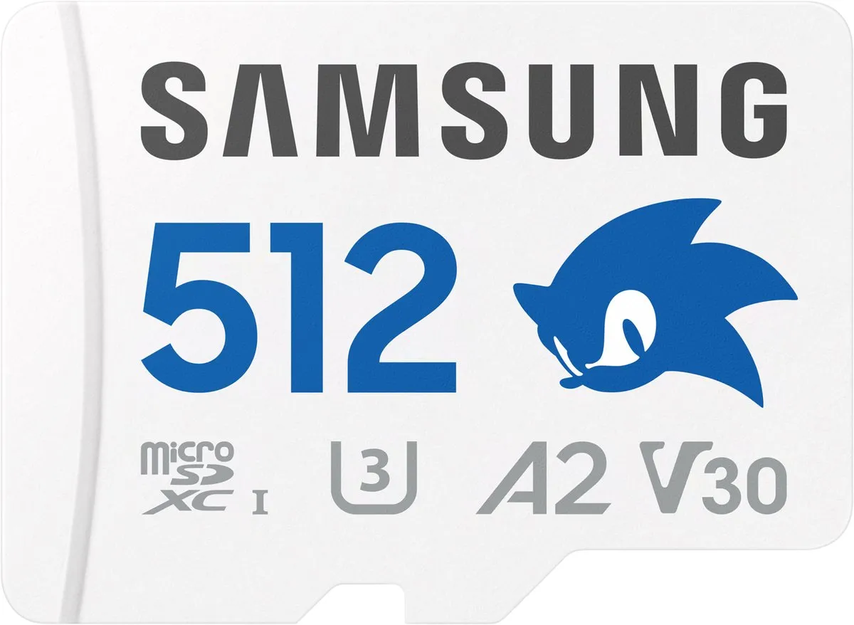 Samsung Sonic the Hedgehog PRO Plus microSD 512GB
