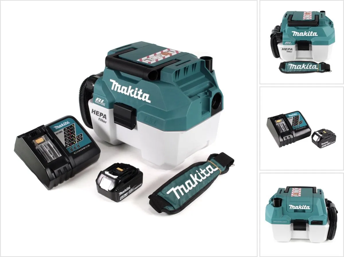 Makita DVC 750 LRM1X3 Accustofzuiger 18V