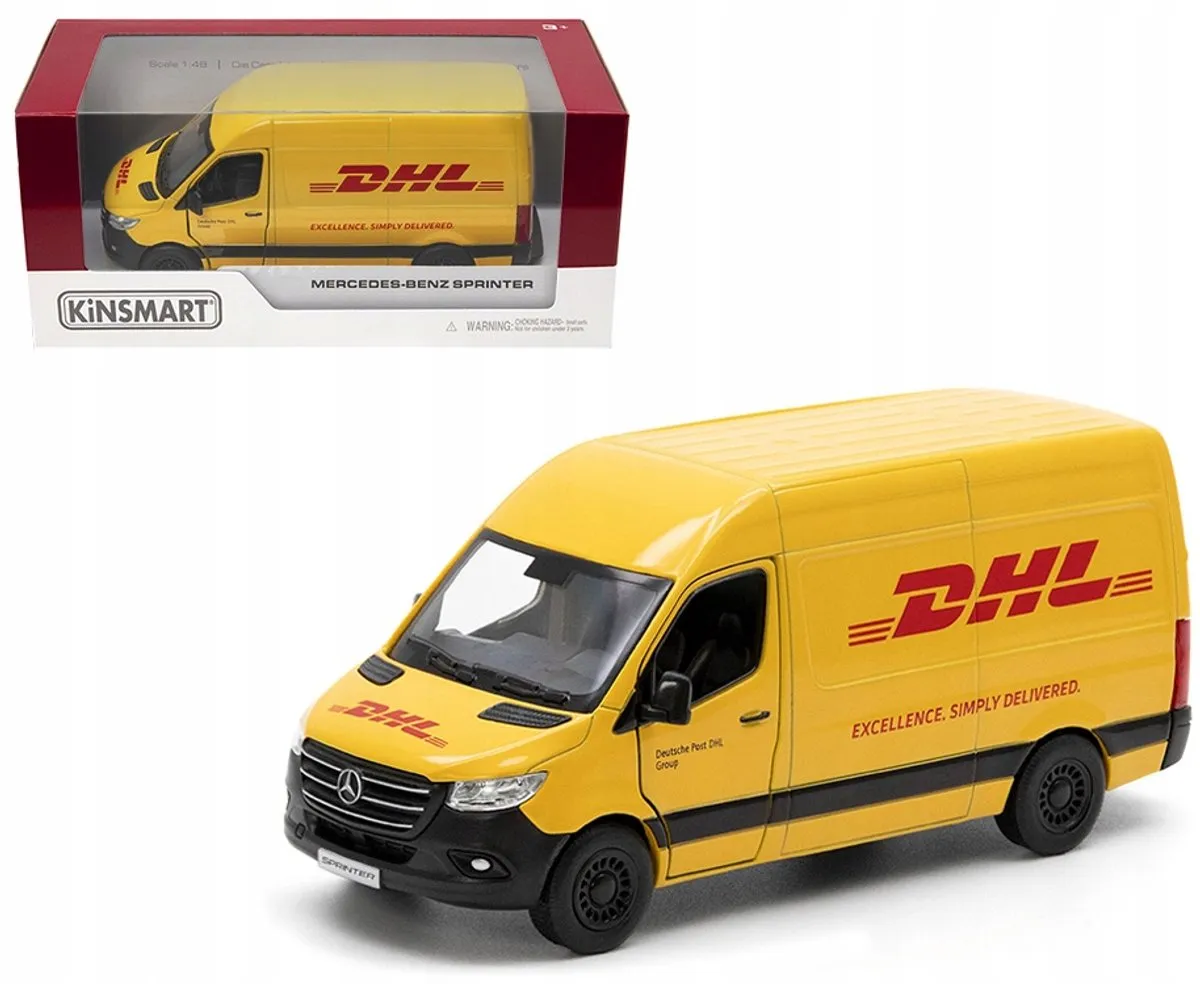 Mercedes-Benz Sprinter Speelgoedauto 1:48 - Geel