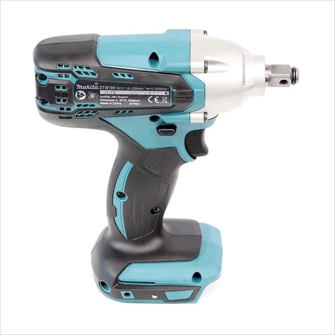 Makita DTW 190 Z Slagmoersleutel 18V 190Nm - zonder accu/oplader - afbeelding 5 van 5