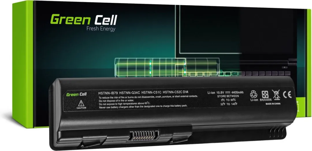 HP DV4/DV5/DV6/CQ60/CQ70/G50/G70 Batterij 11,1V 4400mAh