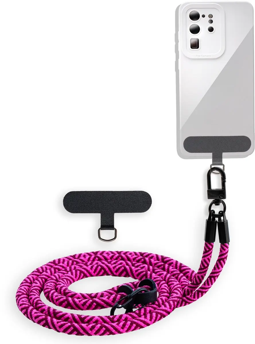 Cadorabo mobiele telefoonketting geschikt voor iPhone 17 PRO in ROZE met verstel