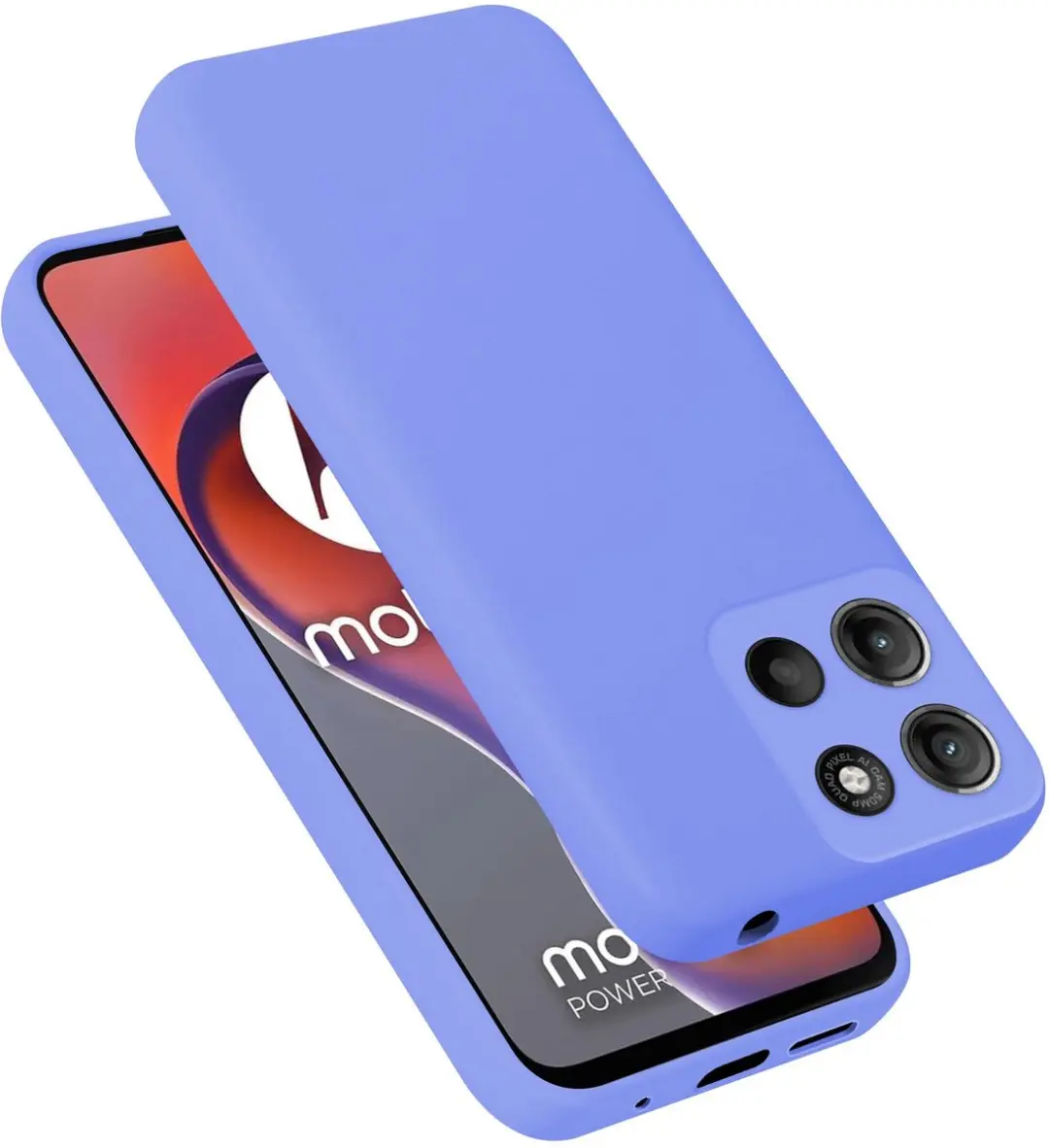 Cadorabo Hoesje geschikt voor Motorola Moto G15 Power / G15 Case in Liquid Licht