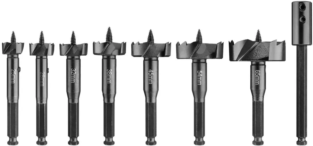 DeWalt DT4593 Cilinderkopboorset 8-delig 25-65mm - Hout