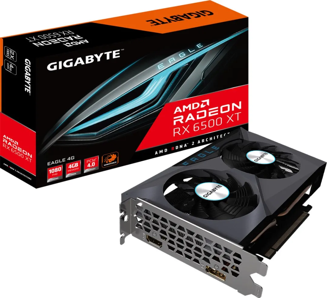 Gigabyte Eagle Radeon RX 6500 XT 4G GVR65XTE-00-10