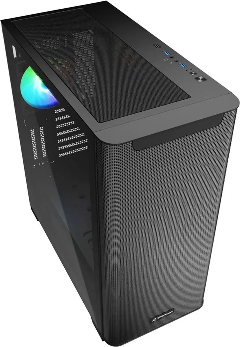 Sharkoon M30 ATX/E-ATX Behuizing - Zwart