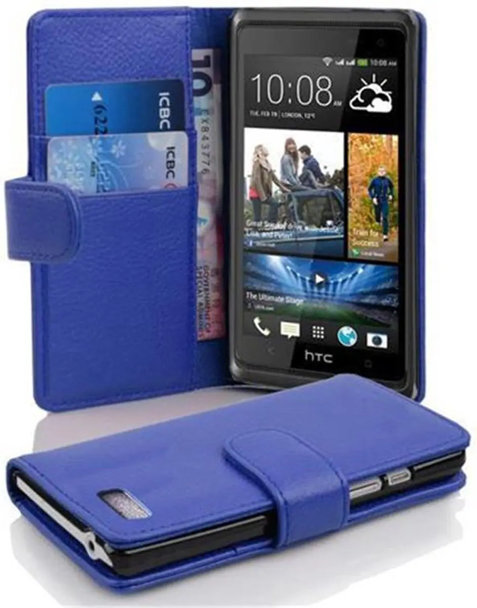Cadorabo Hoesje geschikt voor HTC Desire 600 in KONINGSBLAUW