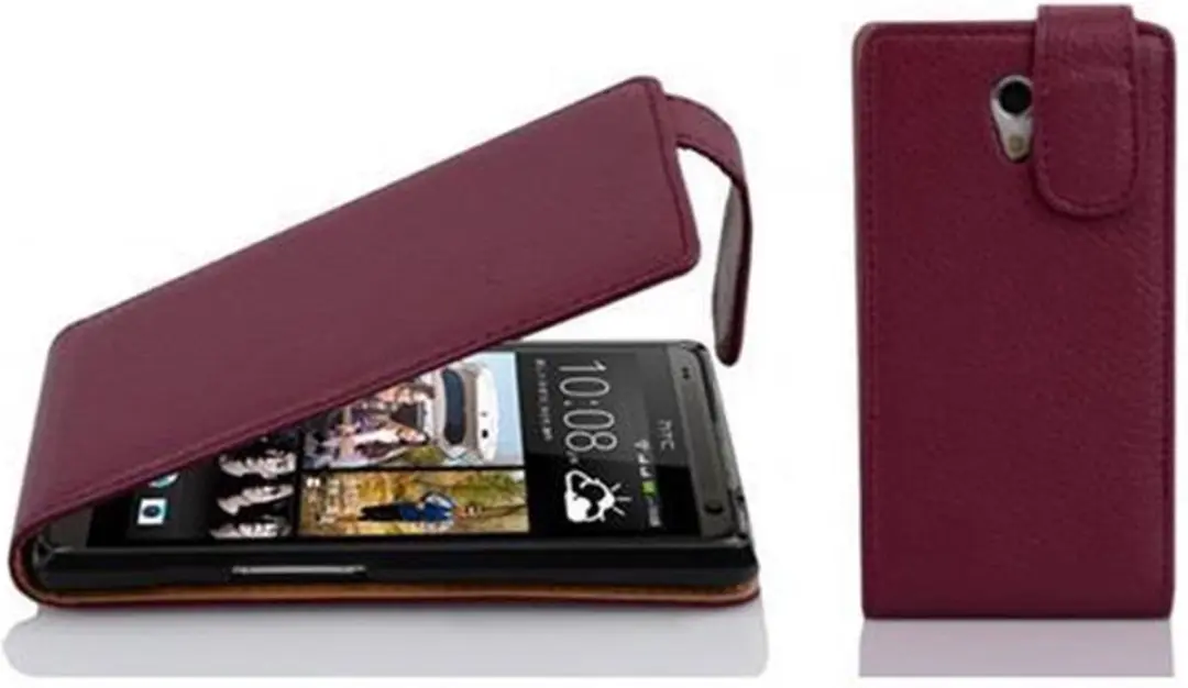 Cadorabo Hoesje geschikt voor HTC Desire 700 in BORDEAUX PAARS