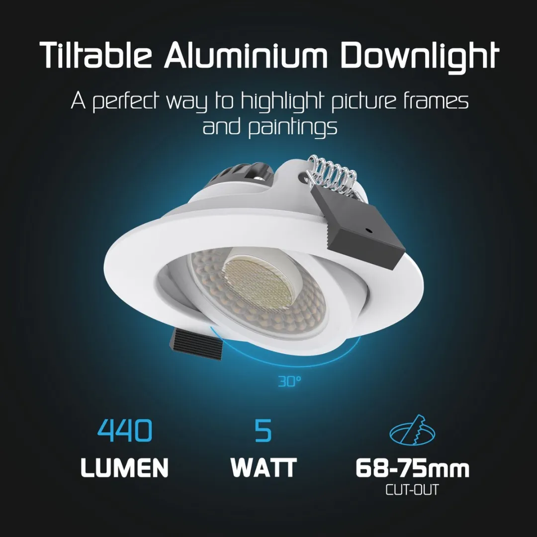Ledvion LED Inbouwspot Wit 8cm - Dimbaar CCT IP65