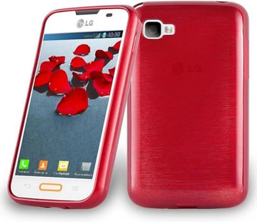 Cadorabo Hoesje geschikt voor LG L4 II in ROOD