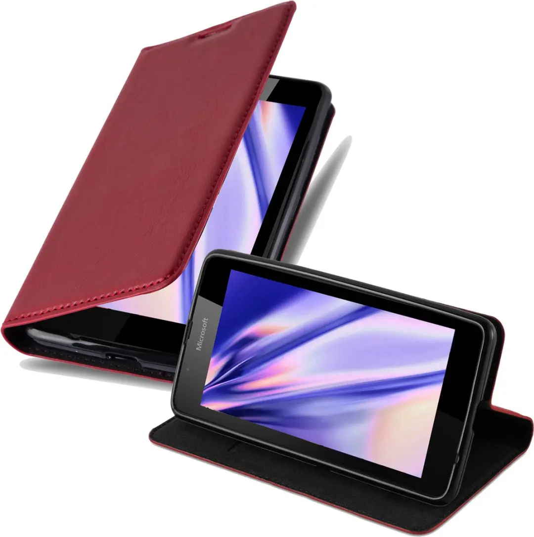 Cadorabo Hoesje geschikt voor Nokia Lumia 540 in APPEL ROOD