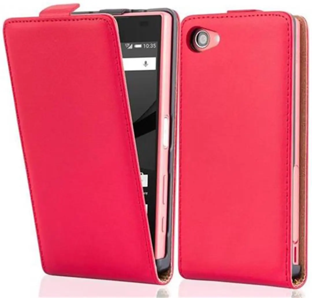 Cadorabo Hoesje geschikt voor Sony Xperia Z5 COMPACT in CHILI ROOD