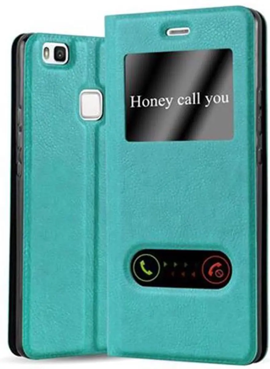 Cadorabo Hoesje geschikt voor Huawei P9 LITE 2016 / G9 LITE in MUNT TURKOOIS