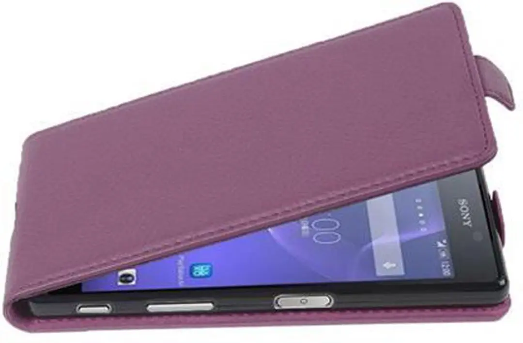 Cadorabo Hoesje geschikt voor Sony Xperia X PERFORMANCE in BORDEAUX PAARS