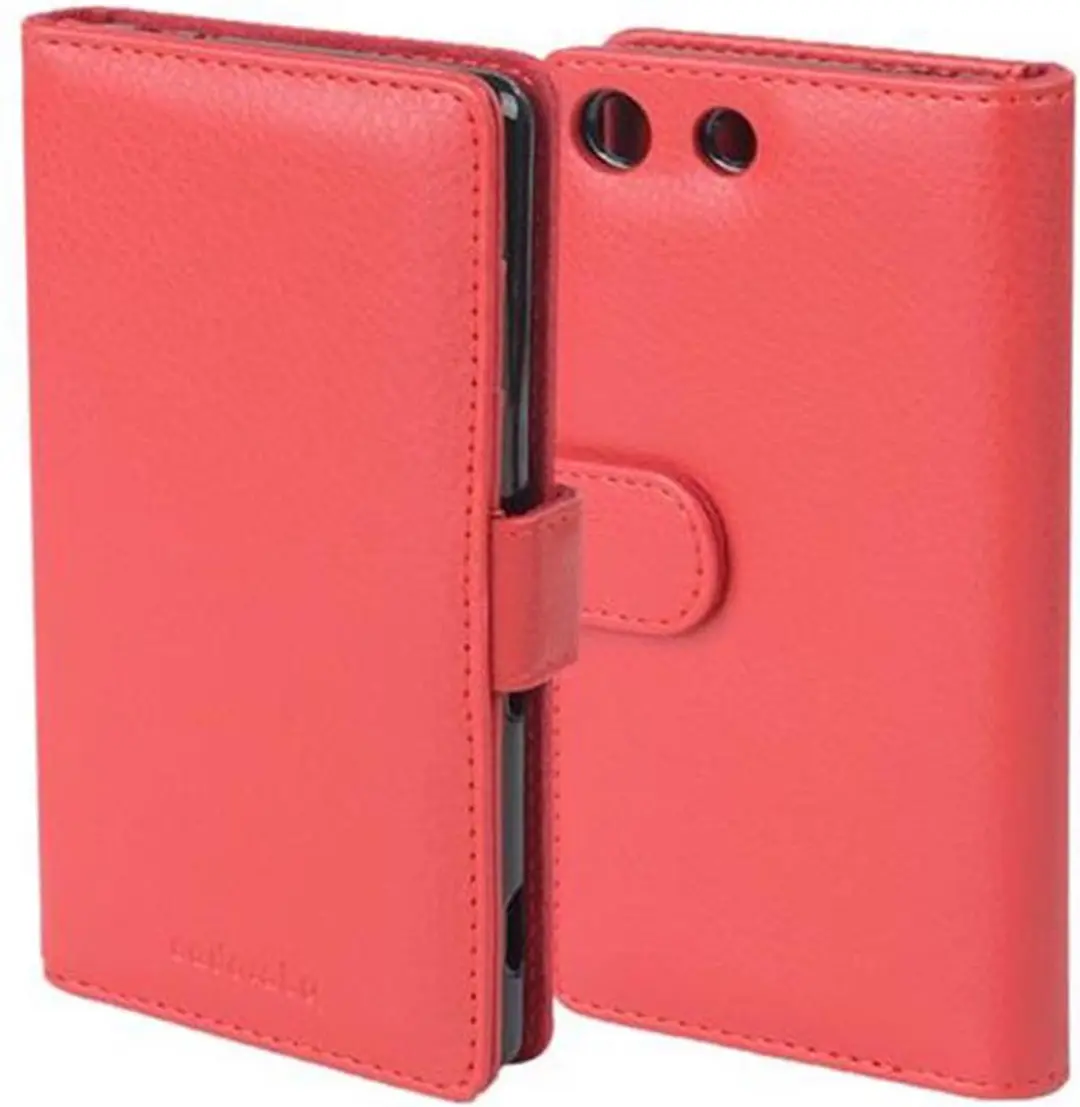 Cadorabo Hoesje geschikt voor Sony Xperia M5 in INFERNO ROOD