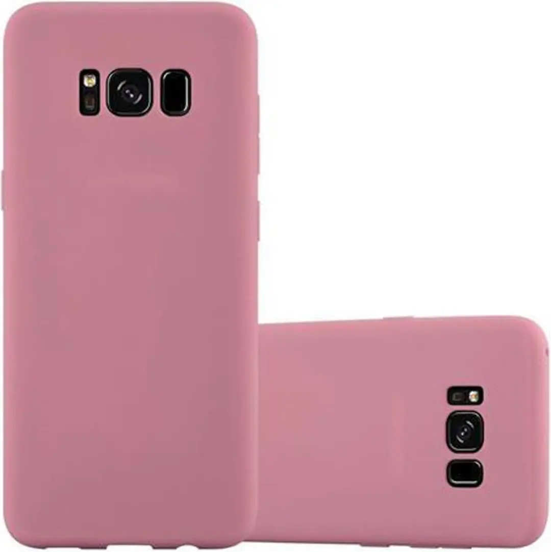 Cadorabo Hoesje geschikt voor Samsung Galaxy S8 in CANDY ROZE
