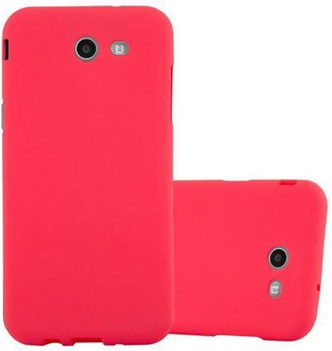 Cadorabo Hoesje geschikt voor Samsung Galaxy J5 2017 US Version in FROST ROOD
