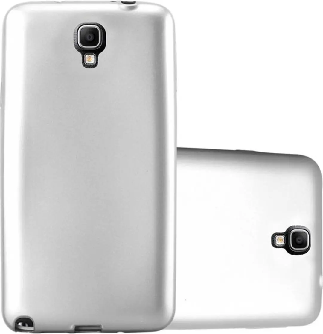 Cadorabo Hoesje geschikt voor Samsung Galaxy NOTE 3 NEO in METALLIC ZILVER