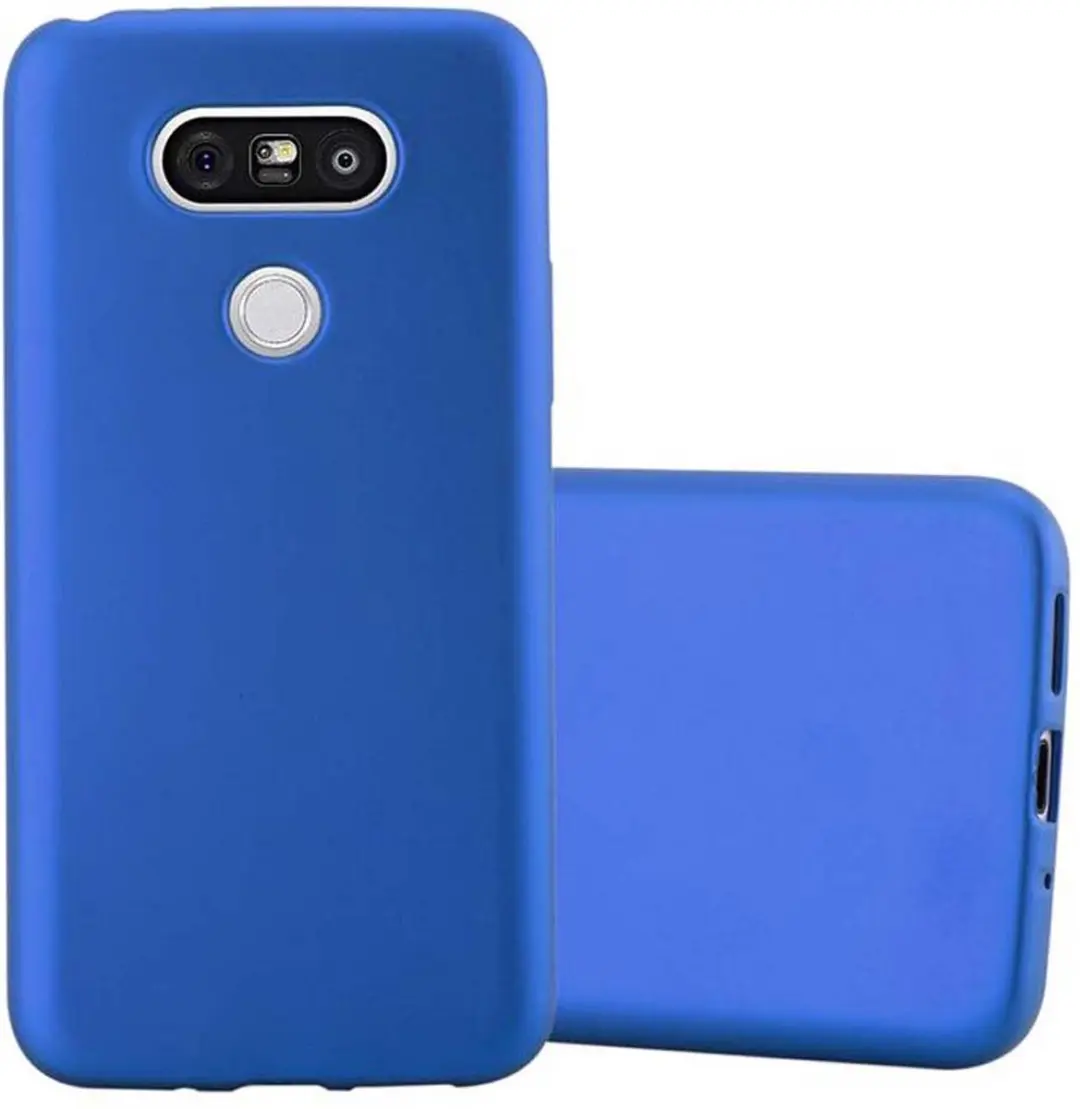 Cadorabo Hoesje geschikt voor LG G5 in METAAL BLAUW