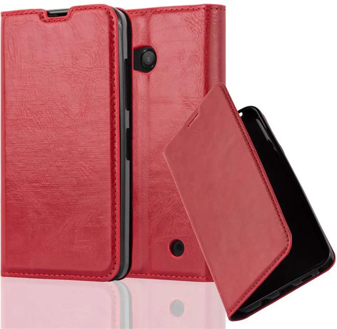 Cadorabo Hoesje geschikt voor Nokia Lumia 550 in APPEL ROOD