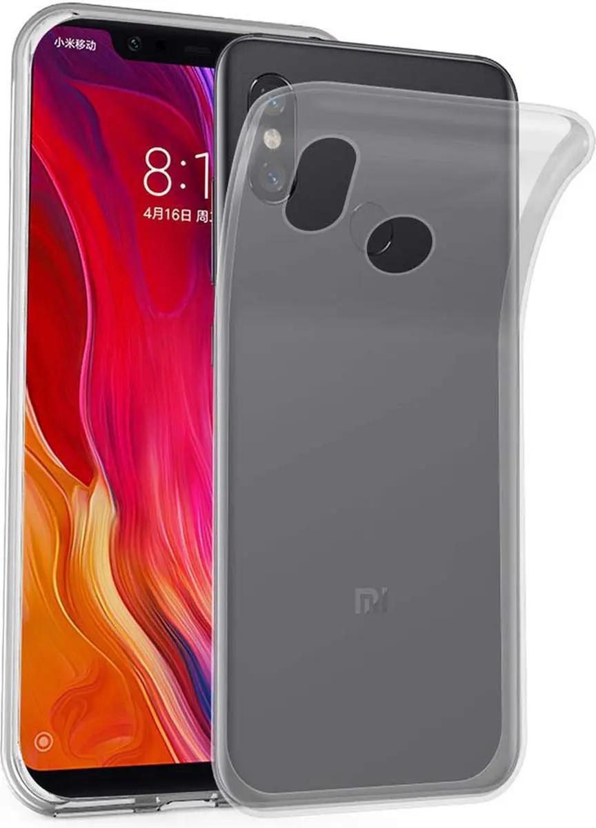 Cadorabo Hoesje geschikt voor Xiaomi Mi 8 in VOLLEDIG TRANSPARANT