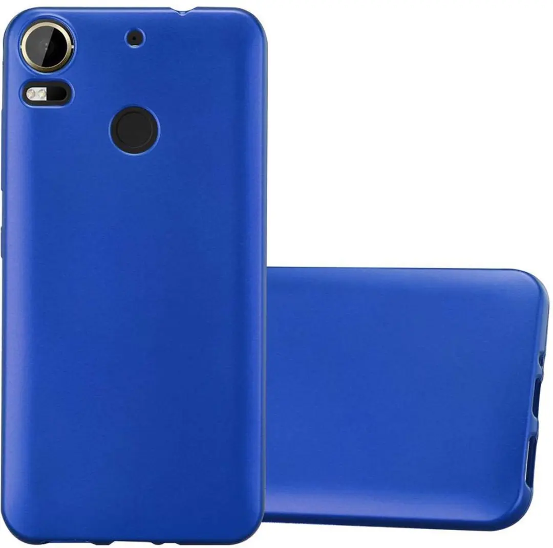 Cadorabo Hoesje geschikt voor HTC Desire 10 PRO in METAAL BLAUW