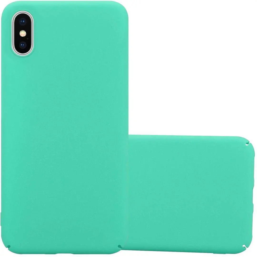 Cadorabo Hoesje geschikt voor Apple iPhone X / XS in FROSTY GROEN