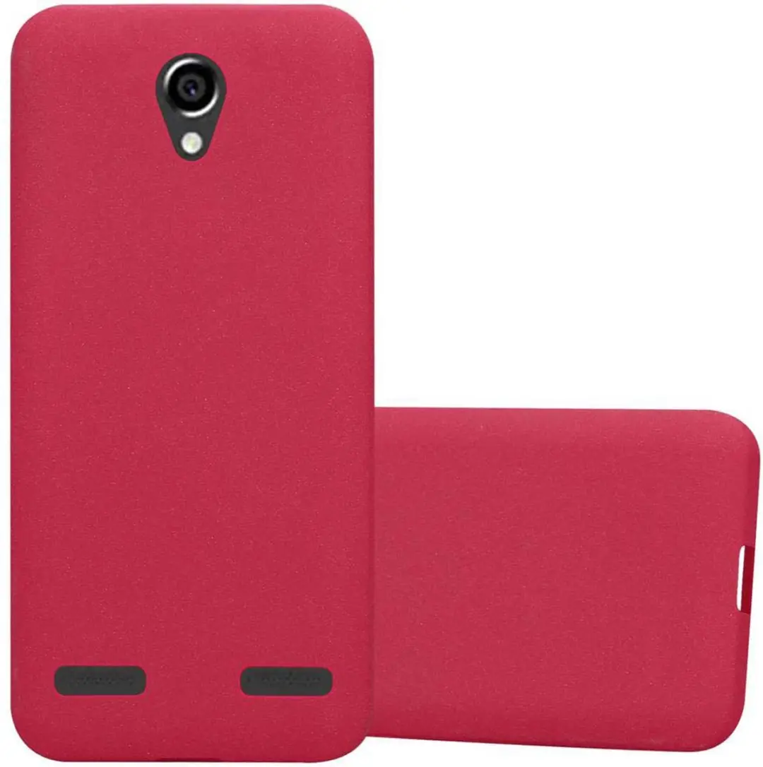 Cadorabo Hoesje geschikt voor ZTE Blade L7 in FROST ROOD