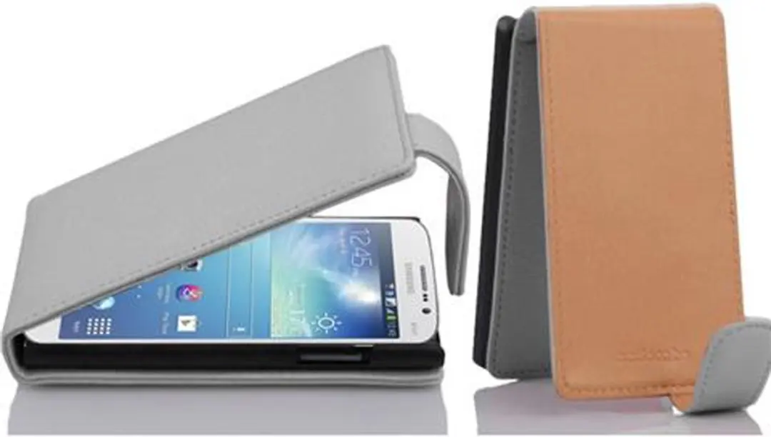 Cadorabo Hoesje geschikt voor Samsung Galaxy MEGA 5.8 in MAGNESIUM WIT