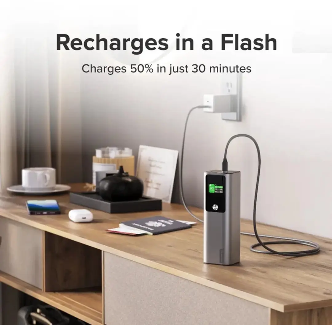 Alogic Ark 27.000 mAh Powerbank 140W - Grijs - afbeelding 5 van 6