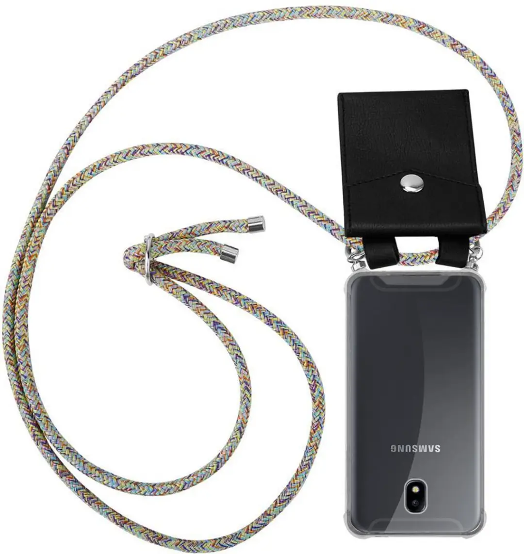 Cadorabo Hoesje geschikt voor Samsung Galaxy J7 2017 in REGENBOOG