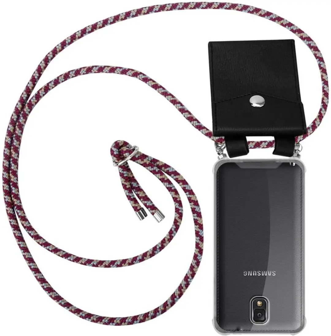 Cadorabo Hoesje geschikt voor Samsung Galaxy NOTE 3 in ROOD GEEL WIT