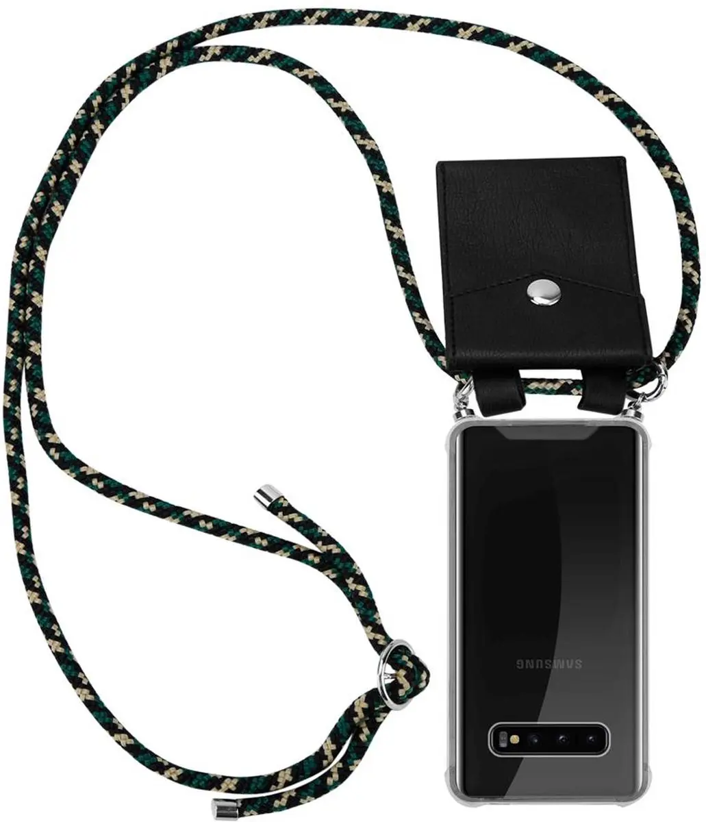 Cadorabo Hoesje geschikt voor Samsung Galaxy S10 4G in CAMOUFLAGE