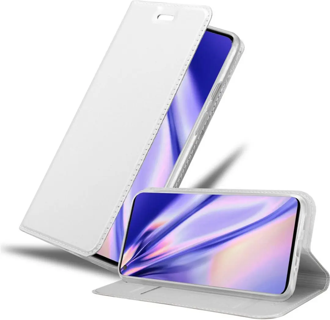 Cadorabo Hoesje geschikt voor OnePlus 8 in CLASSY ZILVER