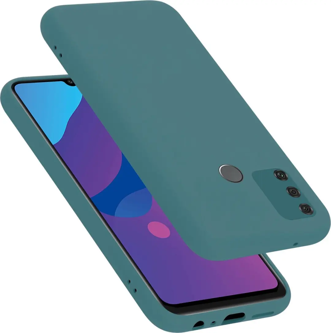 Cadorabo Hoesje geschikt voor Honor 9A in LIQUID GROEN