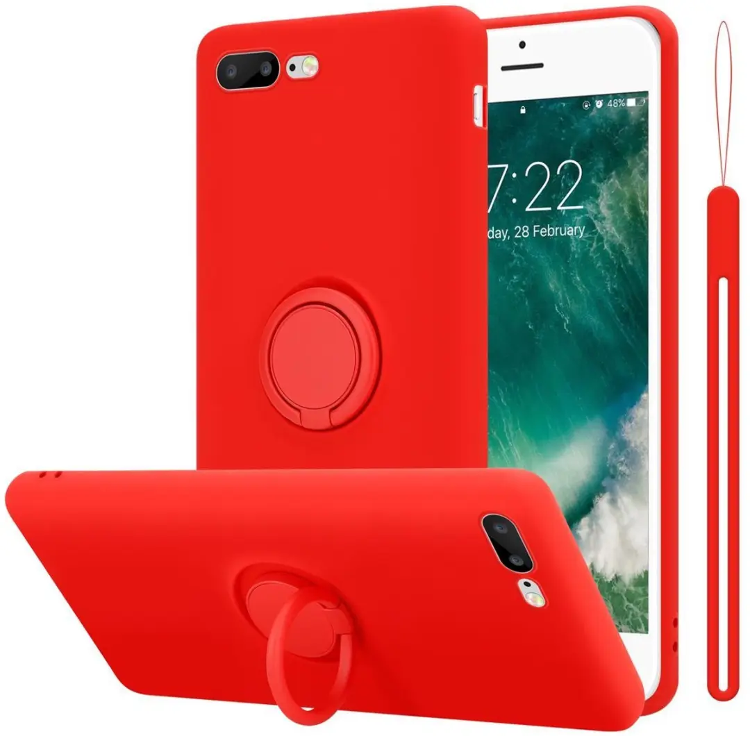 Cadorabo Hoesje geschikt voor Apple iPhone 7 PLUS / 7S PLUS / 8 PLUS in LIQUID R