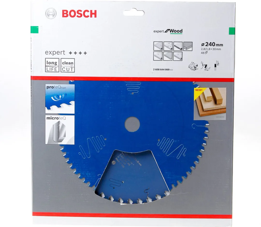 Bosch Expert for Wood Cirkelzaagblad 240mm - 48 Tanden - afbeelding 6 van 6