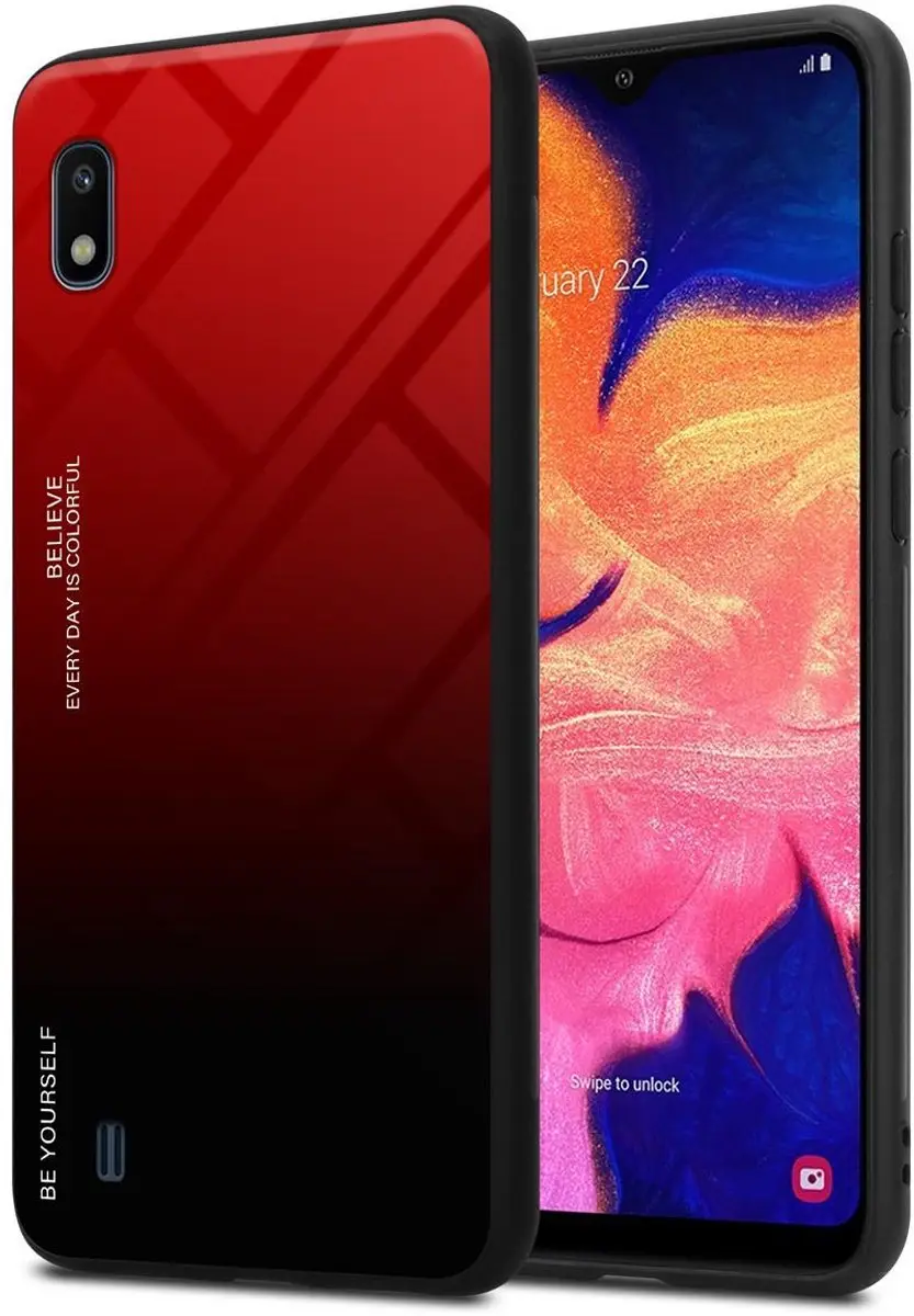 Cadorabo Hoesje geschikt voor Samsung Galaxy A10 / M10 in ROOD