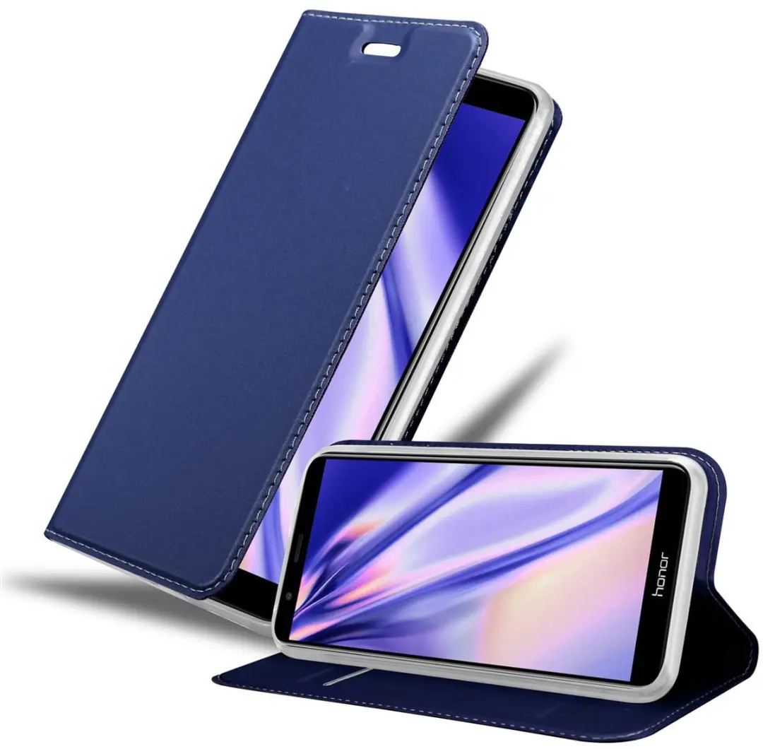 Cadorabo Hoesje geschikt voor Honor 7X in CLASSY DONKER BLAUW