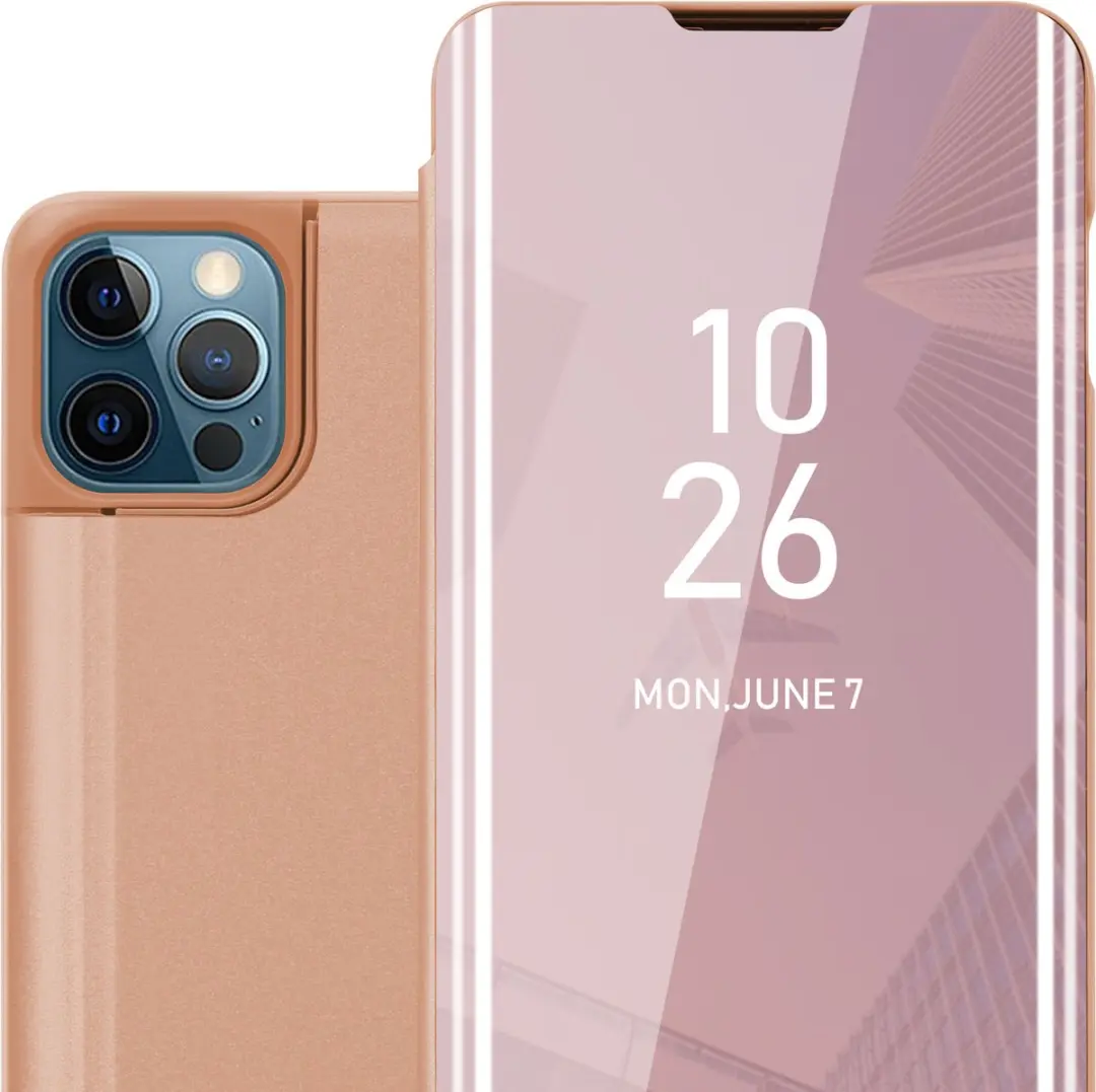 Cadorabo Hoesje geschikt voor Apple iPhone 13 PRO in KUNZIET ROZE