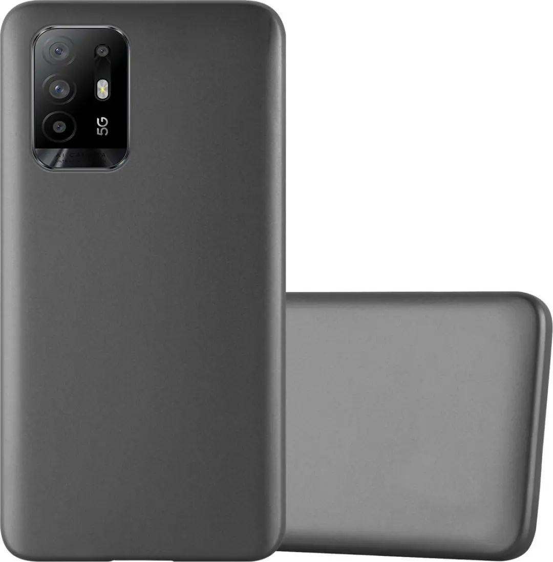Cadorabo Hoesje geschikt voor Oppo A94 5G in METALLIC GRIJS