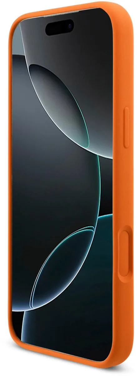 Red Bull Racing Silicone Red Ring Back Cover hoesje met MagSafe voor Apple iPhone 17 Pro Max - Oranje