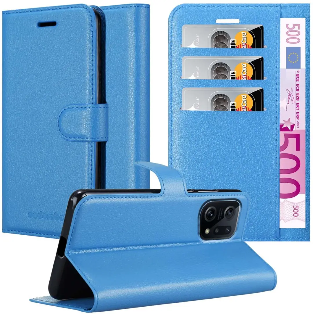 Cadorabo Hoesje geschikt voor Oppo FIND X5 in PASTEL BLAUW