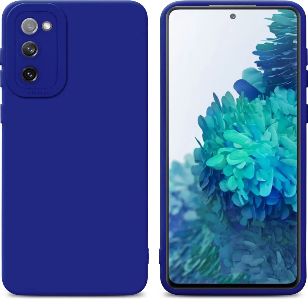 Cadorabo Hoesje geschikt voor Samsung Galaxy S20 FE in FLUID BLAUW