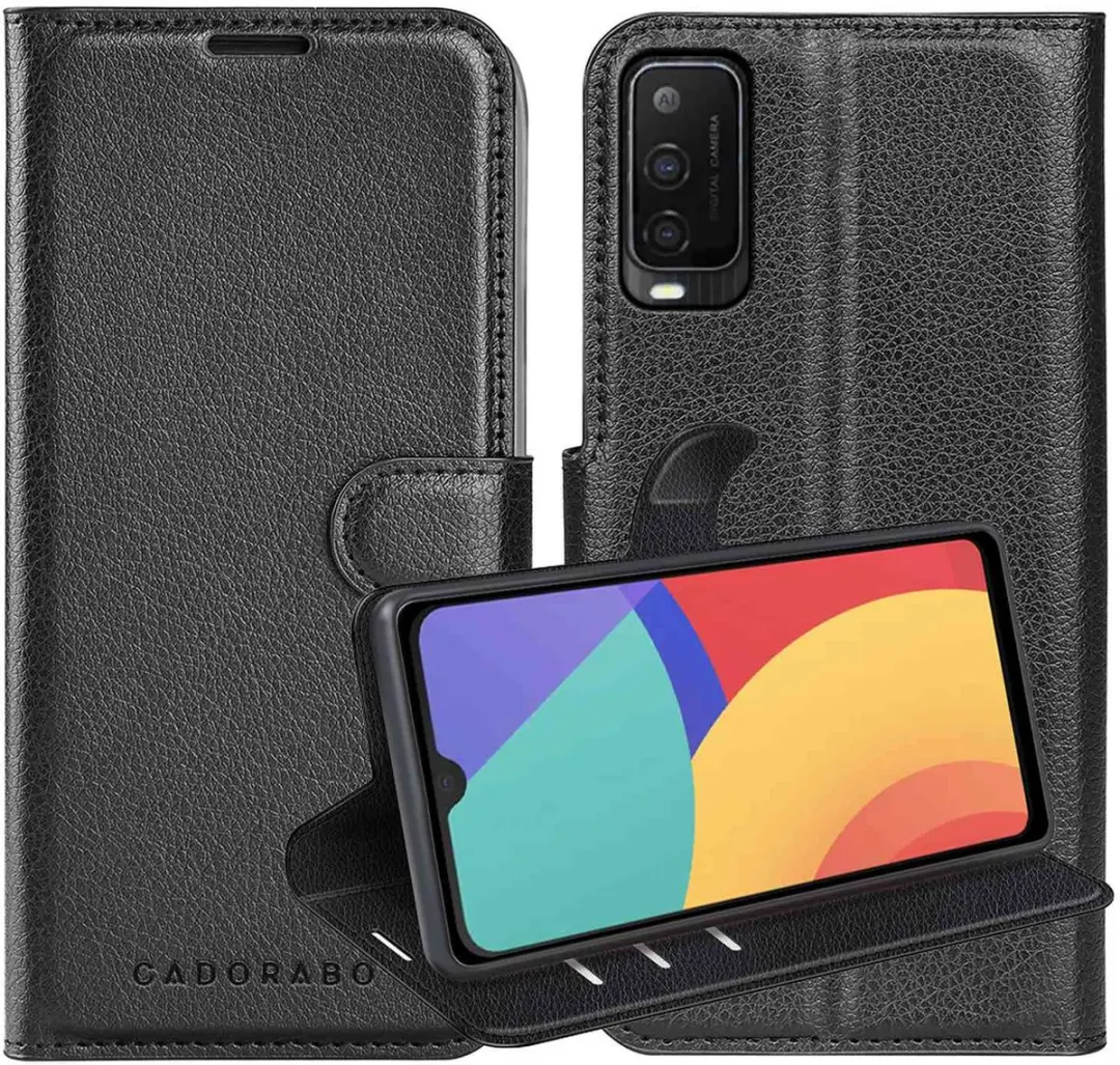 Cadorabo Hoesje geschikt voor Alcatel 1S 2021 / 3L 2021 in PHANTOM ZWART